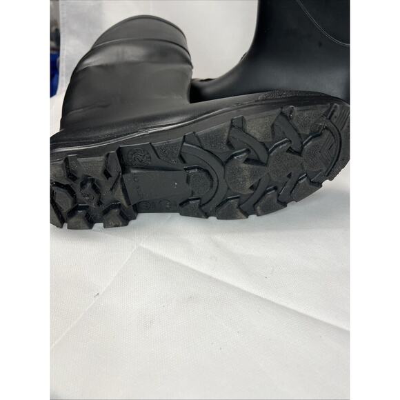 SERVUS Men's Size 9 Rubber Work Boots Black - Picture 8 of 8
